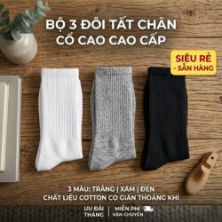 Tất trơn cổ cao