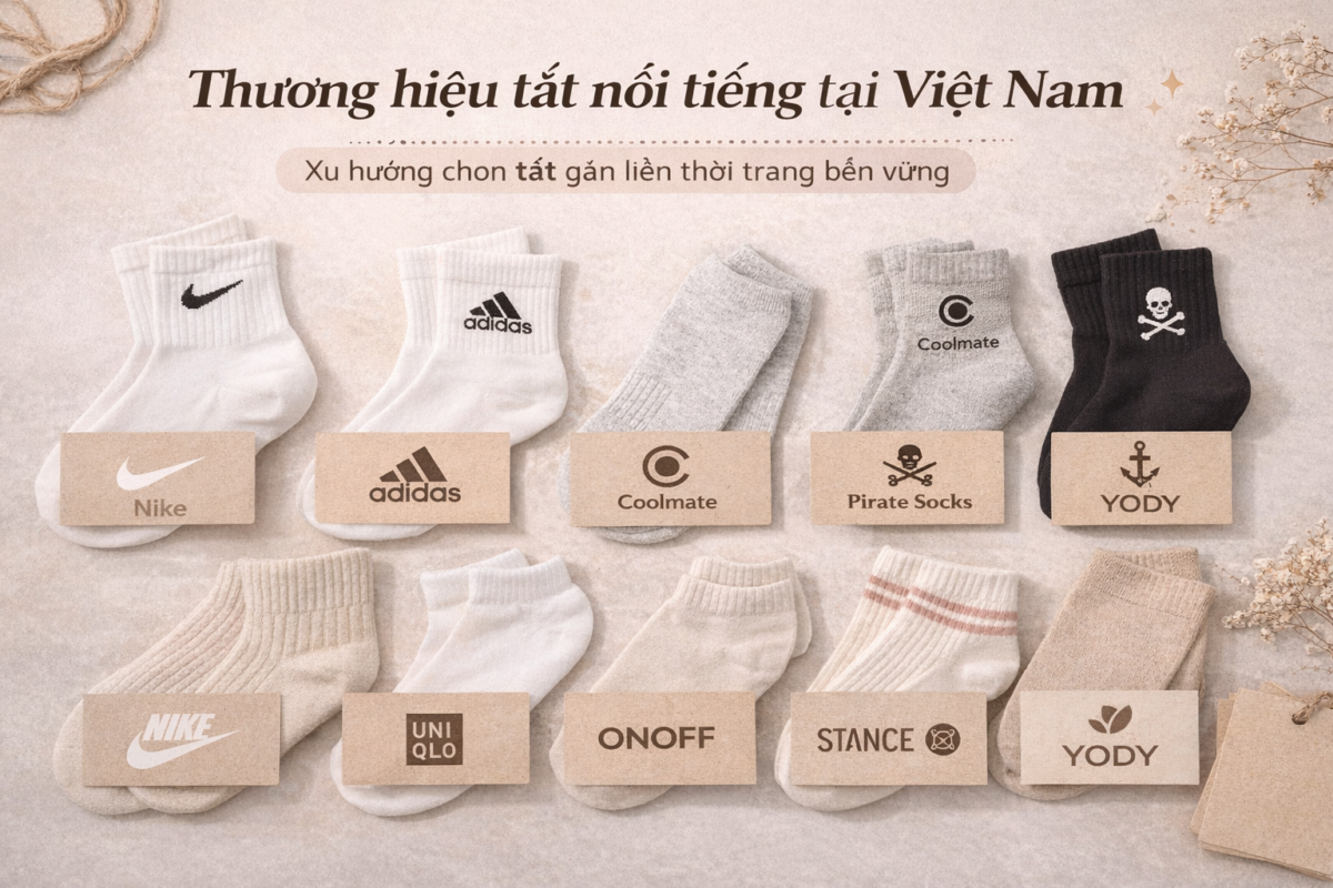 Review các thương hiệu tất nổi tiếng tại Việt Nam