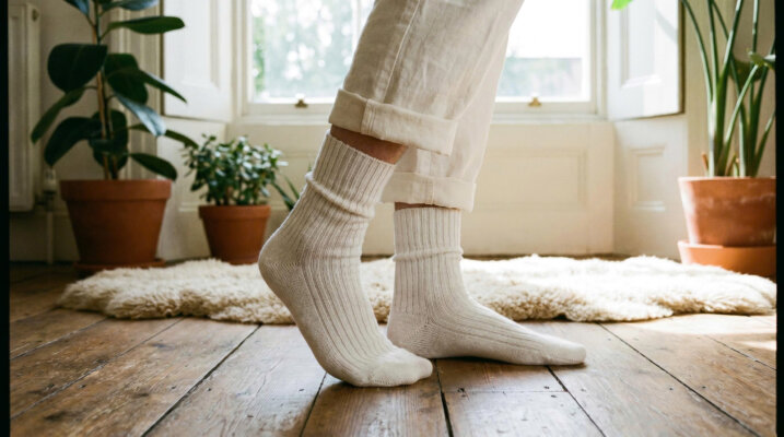 Tất Trắng Cao Cổ - Mẫu tất hot trend kinh điển