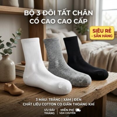 tất trơn cổ cao